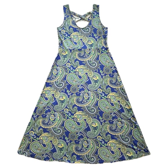 Talbots Maxi Dress - Beautiful Paisley - Picture 2 of 9